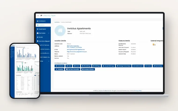 Invictus on desktop and mobile