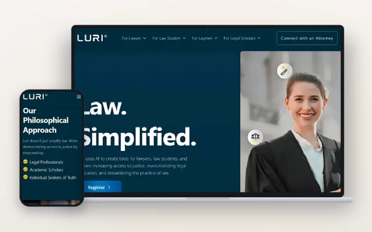 Luri on desktop and mobile