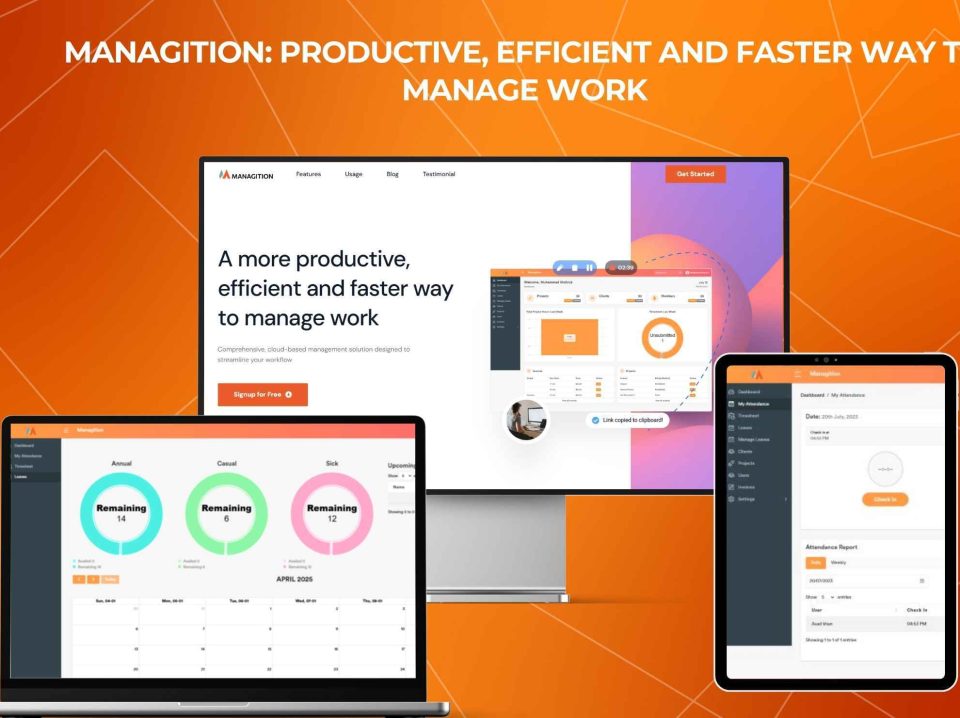 Managition More productive, efficient and faster way to manage work