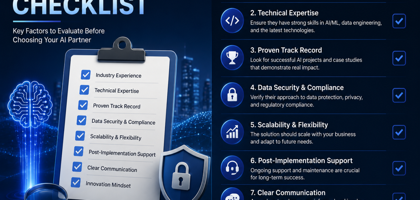 AI development company Australia checklist