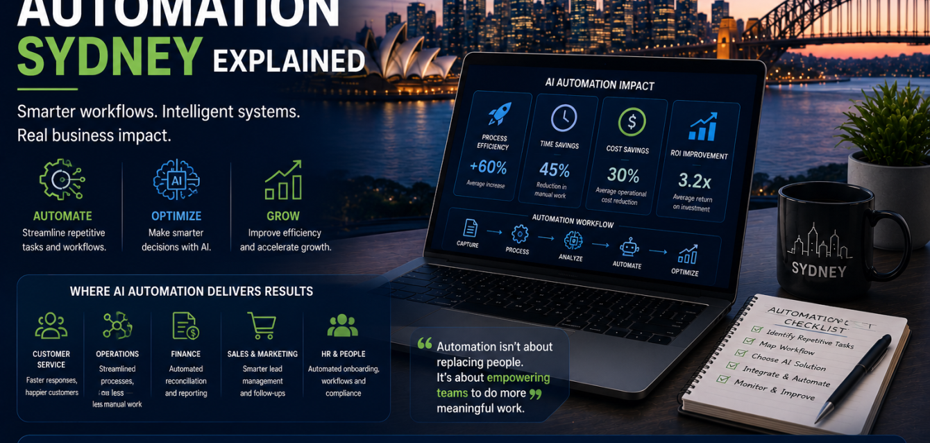 intelligent workflow automation Sydney enterprise systems AI business automation Sydney operational workflow
